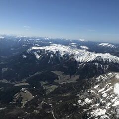 Flugwegposition um 13:09:34: Aufgenommen in der Nähe von Kapellen, Österreich in 2571 Meter